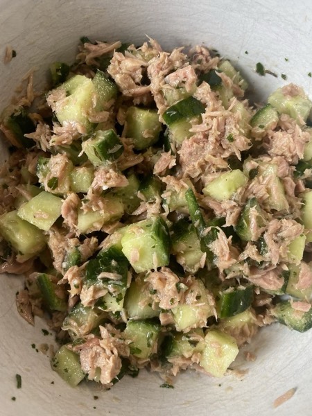 tuna and cucumber