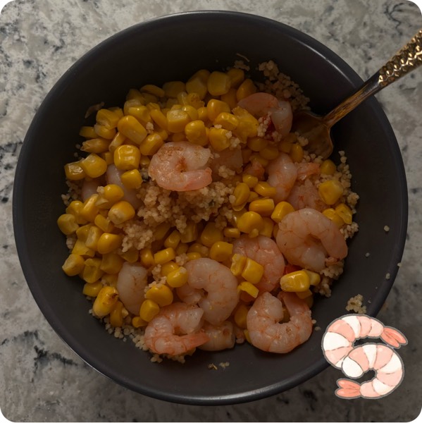 couscous w prawns
