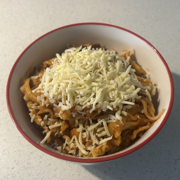 pasta met tomato frito