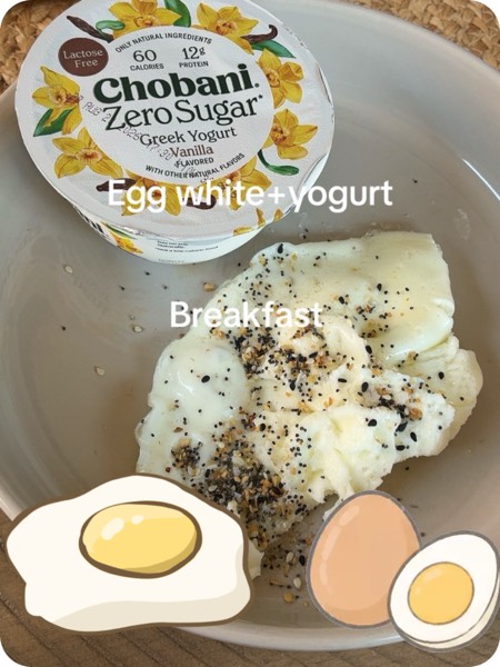 Low cal high protein breakfast!