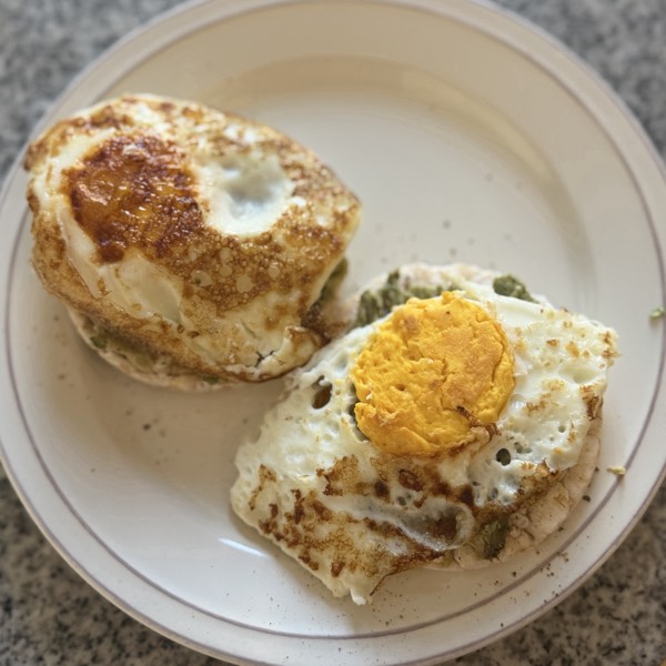 breakfast savory rice cakes