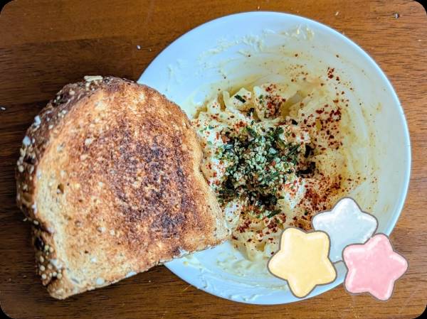 Perfect egg salad (low cal)