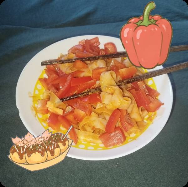 Peanut butter spicy noodles