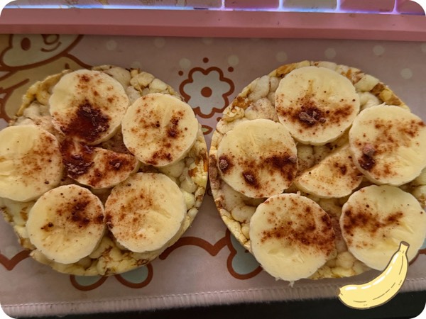 Ricecake & banana