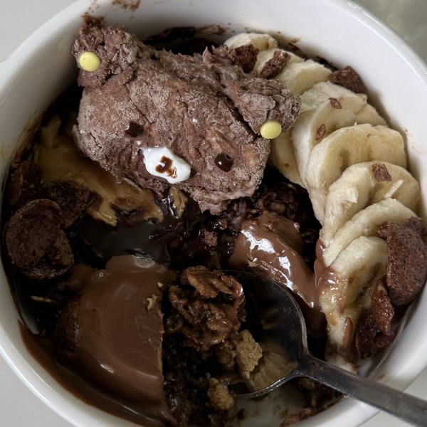 rilakkuma pb & choco oatmeal