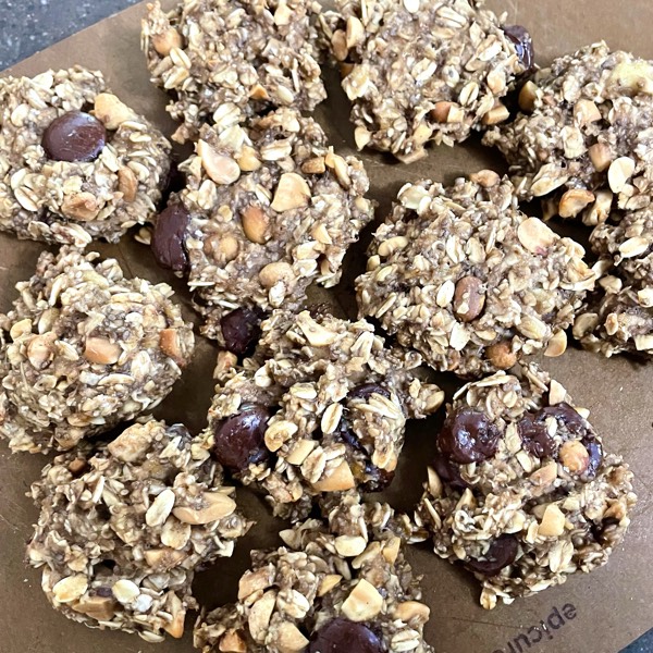 banana oat cookies