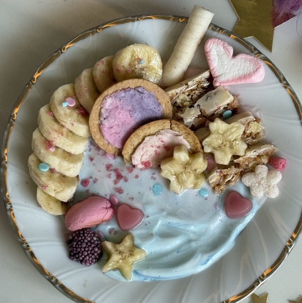 unicorn yogurt bowl