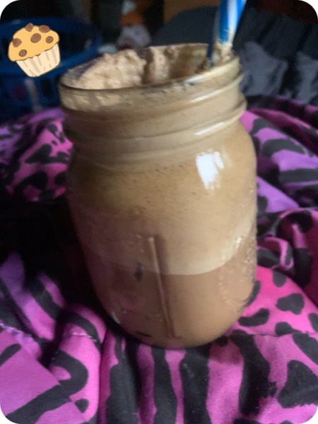 instant iced coffee w fome
