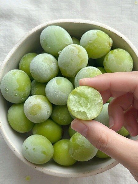 frozen grapes