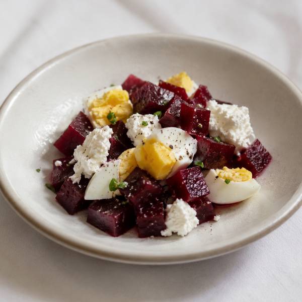 Egg, Cheese and Beetroot Salad
