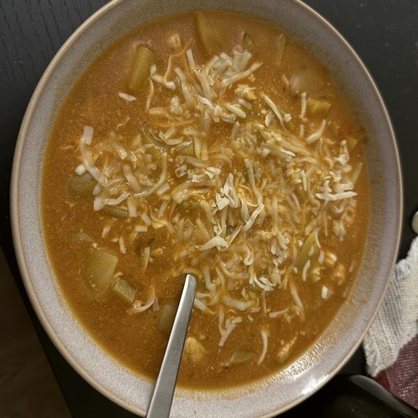potato and chicken soup