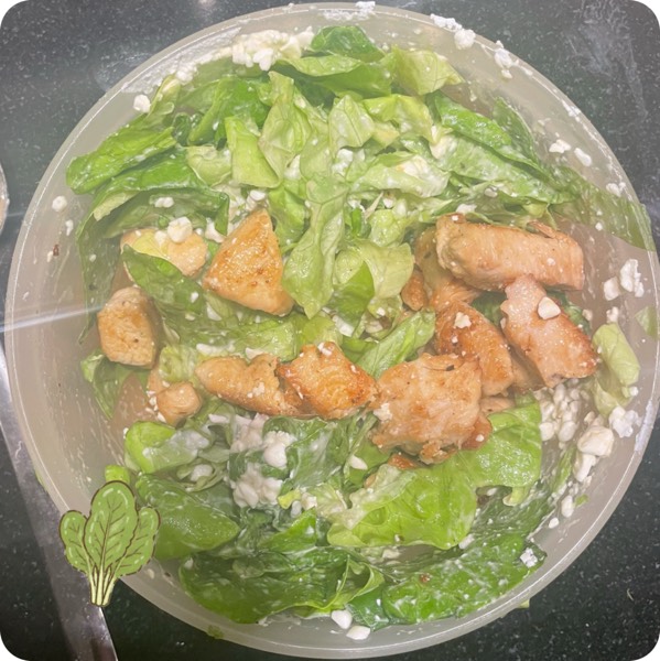 cottage cheese x chicken salad