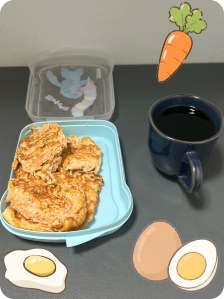 panqueca de cenoura